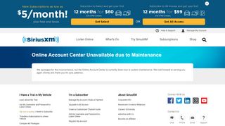 
                            5. Manage Your SiriusXM Account - Sign In, Convert From a ...