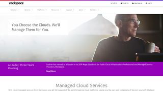
                            8. Managed Cloud Services by Rackspace, the #1 Managed ...