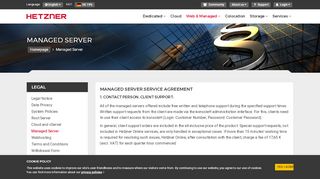 
                            3. Managed Server - Hetzner Online GmbH