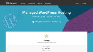 
                            10. Managed WordPress Hosting - siteground.com