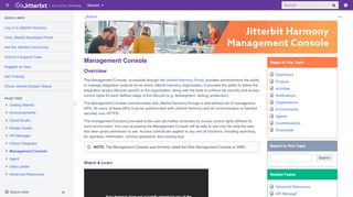 
                            8. Management Console - Jitterbit Success Central - Jitterbit ...