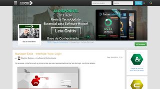 
                            5. Manager Edoc - Interface Web: Login - Base de Conhecimento ...