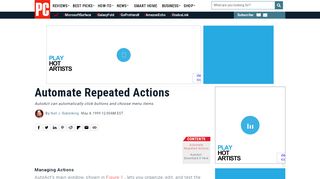 
                            6. Managing Actions - AutoAct - PCMag