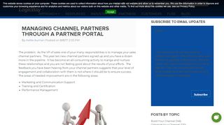 
                            7. Managing Channel Partners Through A Partner Portal - LogicBay