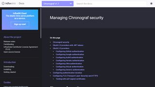 
                            7. Managing Chronograf security | InfluxData Documentation