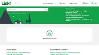 
                            3. Managing my account - Linkt