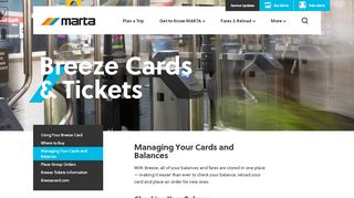 
                            8. Managing Your Cards and Balances - MARTA
