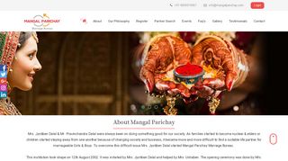 
                            5. Mangal Parichay Marriage Bureau for Hindu …