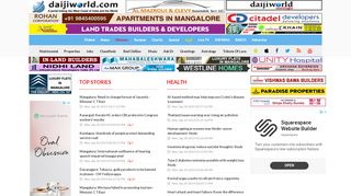 
                            6. Mangalore News , karnataka News , Konkani News - Daijiworld.com