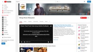 
                            3. Mango Music Malayalam - YouTube