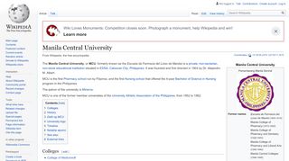 
                            6. Manila Central University - Wikipedia