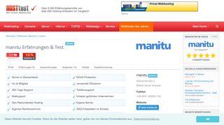 
                            5. manitu Erfahrungen & Test 2019 Anbieter - Webhosting & …