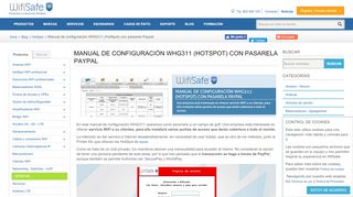 
                            1. Manual de configuración WHG311 Hotspot con pasarela Paypal ...