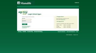 
                            1. Manulife Agency Link Login Untuk Agen - Manulife Partnerlink