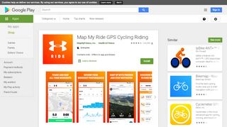 
                            9. MapMyRide: Bicicleta com GPS – Apps no Google Play