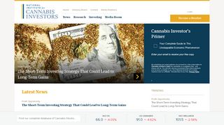 
                            4. Marijuana Stocks To Buy, News & How To Invest In Marijuana ...