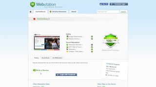 
                            6. Marinobus.it Review - Webutation - Website Reputation ...