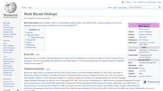 
                            2. Mark Bryant (bishop) - Wikipedia