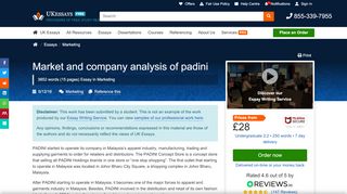 
                            7. Market and company analysis of padini - UK Essays