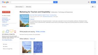 
                            8. Marketing for Tourism and Hospitality: Collaboration, Technology and ...