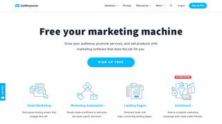 
                            2. Marketing Software for Small Businesses by GetResponse