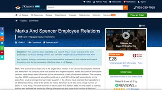 
                            9. Marks And Spencer Employee Relations - UK Essays