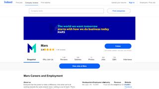 
                            7. Mars Careers and Employment | Indeed.com