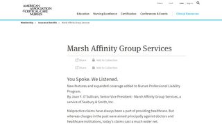 
                            6. Marsh Affinity Group Services - AACN