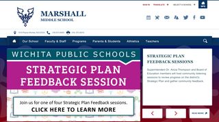 
                            9. Marshall Middle / Homepage - Wichita Public Schools