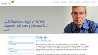 
                            8. Martin Sell - Dipl.-Ing. (FH) Medientechnik » jedernet