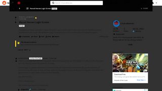 
                            7. Marvel Heroes Login Screen : marvelheroes - reddit