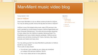 
                            9. MarvMent music video blog