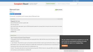 
                            8. Marwadi loan Complaints