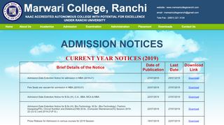 
                            6. MARWARI COLLEGE, RANCHI. An UGC …