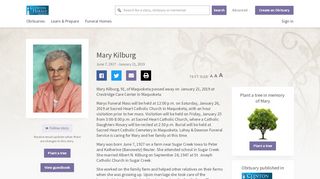 
                            4. Mary Kilburg | Obituary | Clinton Herald