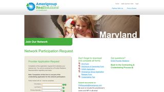 
                            7. Maryland - Join Our Network | Providers – Amerigroup