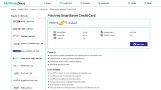 
                            10. Mashreq SmartSaver Credit Card - …