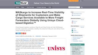 
                            6. MASkargo to Increase Real-Time Visibility of Shipments for Customers ...