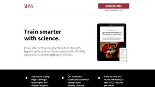 
                            2. MASS Research Review: Train Smarter With Science