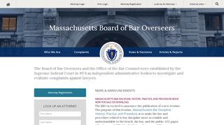 
                            7. Massachusetts Board of Bar Overseers