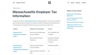 
                            7. Massachusetts Employer Tax Information | Square Support Center - US