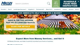 
                            6. Massey Services: Pest Control, Termite Protection & Lawn Care Services