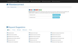 
                            9. Masstaxconnect - ™ Keyword Suggestions Tool