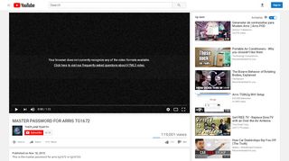 
                            5. MASTER PASSWORD FOR ARRIS TG1672 - YouTube