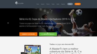 
                            6. Master TV - Tv Online de Qualidade Via Internet