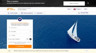 
                            2. Master Yachting: Online Yacht Charter for the Best Sailing ...