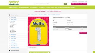 
                            5. Master Your Maths 1 1st Class | Maths | First Class ...