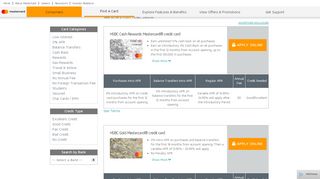 
                            5. Mastercard Credit Cards from HSBC Bank