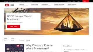 
                            8. Mastercard Rewards Credit Card | Premier World …