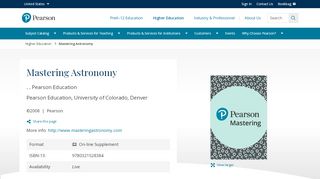 
                            3. Mastering Astronomy - pearson.com